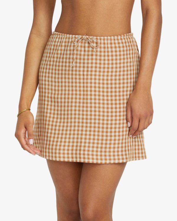 Jupe Courte Femme Imily Bela - 80% Coton, 20% élasthanne, Coupe Régulière, Lavable En Machine