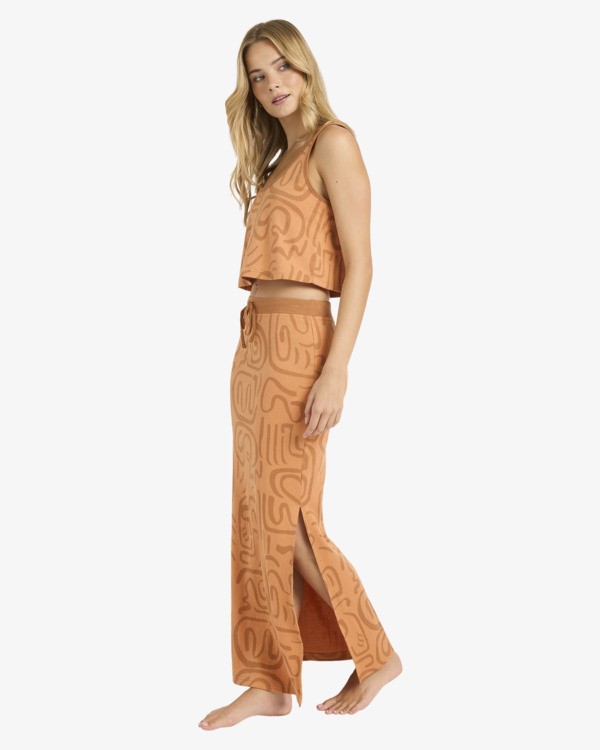 5 Embers Midi - Jupe midi pour Femme Orange 24B141601 Billabong