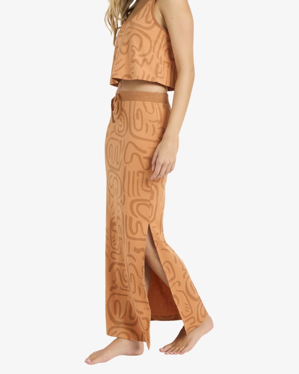 6 Embers Midi - Jupe midi pour Femme Orange 24B141601 Billabong