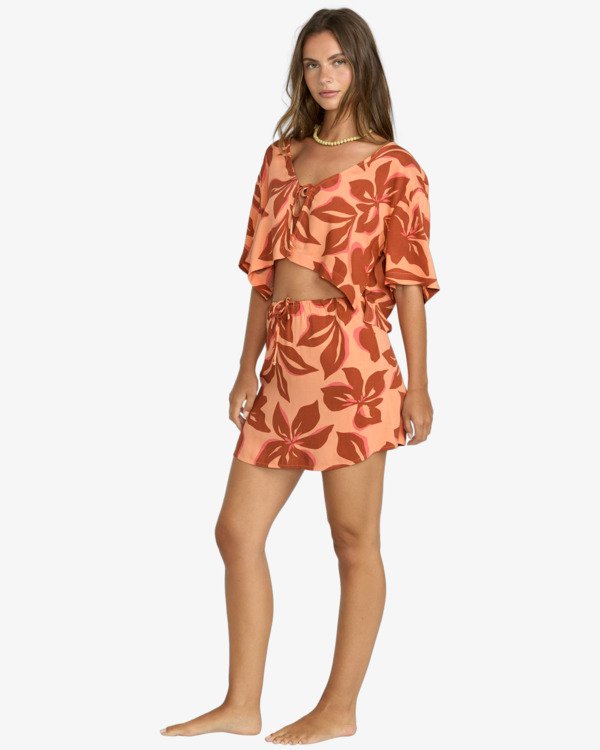4 Sunflower - Mini Skirt for Women Orange 24B142505 Billabong