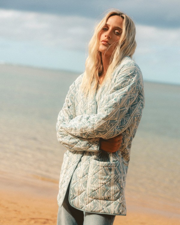 0 Day Dreamin - Oversized Jacket for Women Blue 24B154502 Billabong