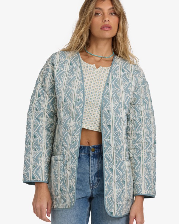 1 Day Dreamin - Oversized Jacket for Women Blue 24B154502 Billabong