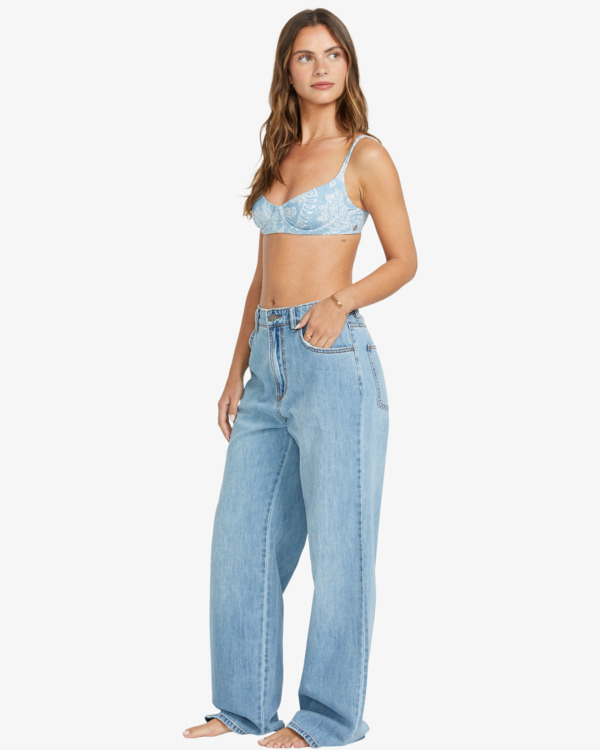 4 Washed By The Sun - Denim Pants for Women Blue 24B191502 Billabong