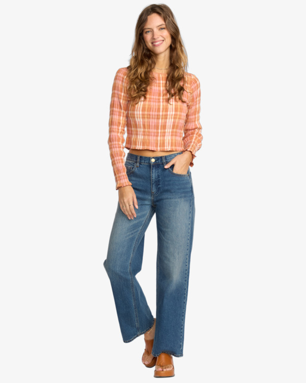 1 Shifter Straight Leg - Jean droit pour Femme Bleu 24B193501 Billabong