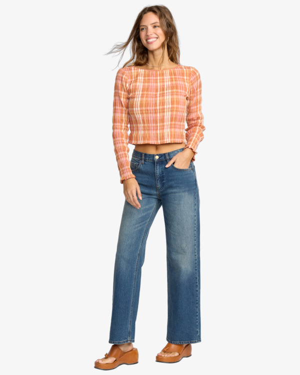 4 Shifter Straight Leg - Jean droit pour Femme Bleu 24B193501 Billabong