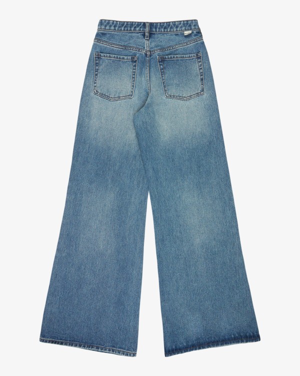 6 Free Fall - Jeans mit ausgestellten Hosenbeinen für Frauen Bunt 24B193502 Billabong
