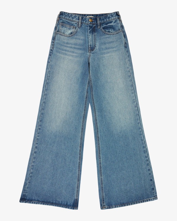 5 Free Fall - Jeans mit ausgestellten Hosenbeinen für Frauen Bunt 24B193502 Billabong