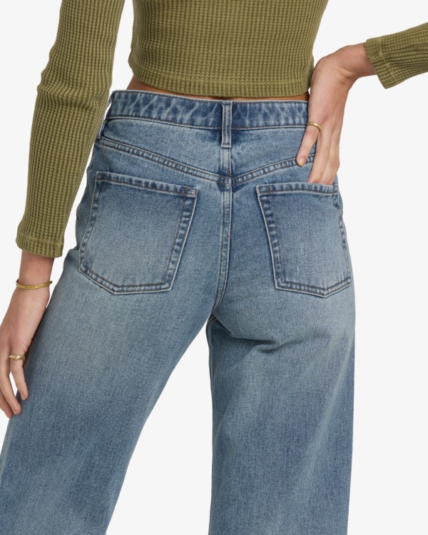 1 Free Fall - Jeans mit ausgestellten Hosenbeinen für Frauen Bunt 24B193502 Billabong