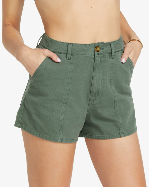 5 Sun Days - Denim-Shorts für Frauen Grün 24B201502 Billabong