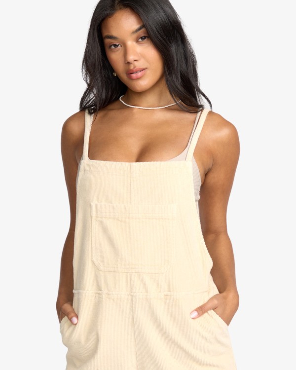 4 Wild Pursuit - Kord-Latzhose für Frauen Weiss 24B283500 Billabong