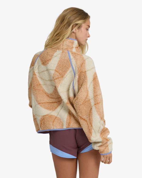 2 Dawney Snap Up - Felpa con automatico da Donna White 24B311600 Billabong