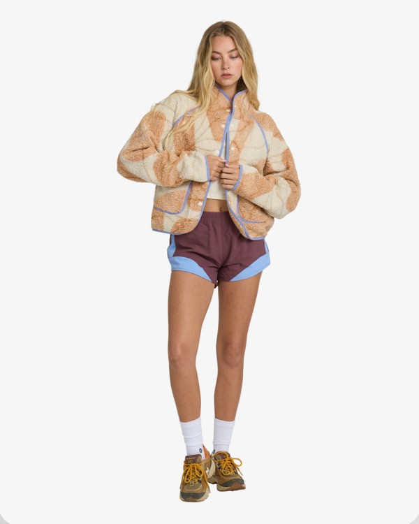 1 Dawney Snap Up - Felpa con automatico da Donna White 24B311600 Billabong