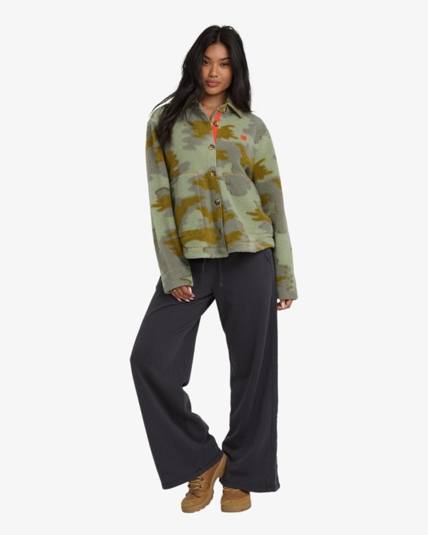 2 Breezy - Giacca camicia da Donna Green 24B314501 Billabong