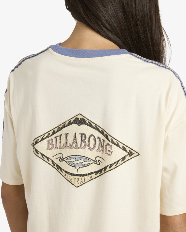 4 Since 73 Barrels - Short Sleeve T-Shirt for Women White 24B351670 Billabong