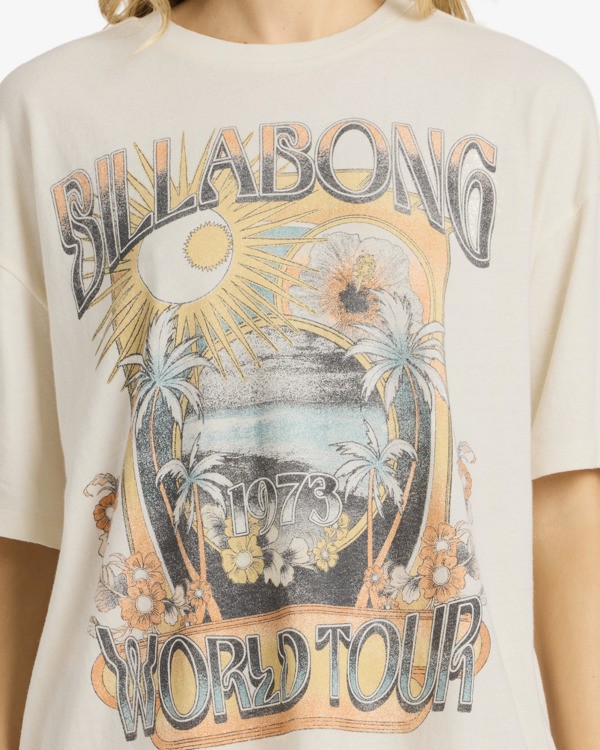4 Between Night & Dawn - Oversized T-Shirt for Women White 24B351682 Billabong
