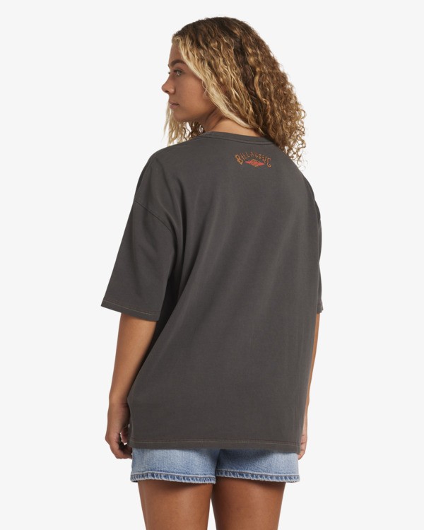 1 Otis Flag - Oversized T-Shirt for Women Black 24B353581 Billabong