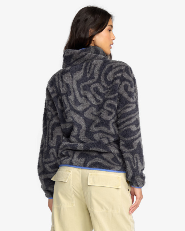 2 Switchback - Mock Neck Sweatshirt for Women Black 24B411506 Billabong