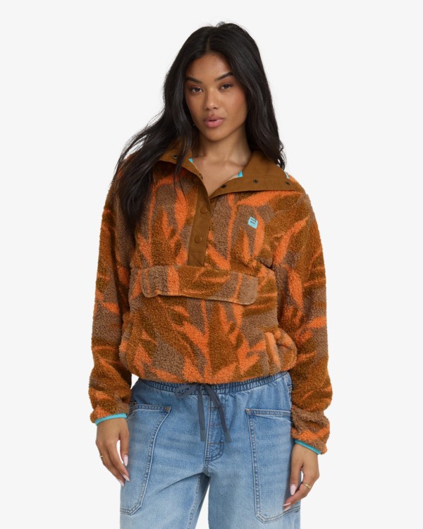 0 Switchback - Felpa con collo alto da Donna Orange 24B411506 Billabong
