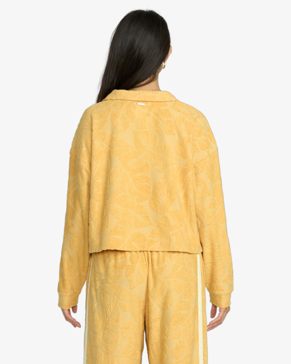 2 SUN PALM TERRY P/O FLC Gelb 24B412500 Billabong