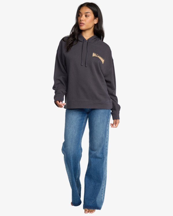 1 Keep It Up - Felpa con cappuccio da Donna Black 24B413505 Billabong