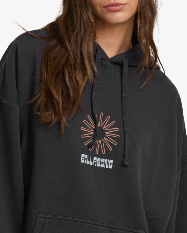 1 Sun & Waves - Kapuzenpulli für Frauen Schwarz 24B414503 Billabong