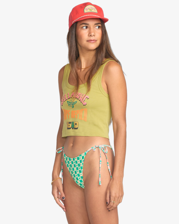 3 Mami Wata Surf Africa - Cropped Vest Top for Women Green 24B452509 Billabong
