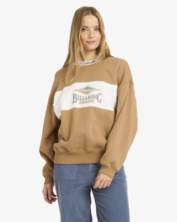 0 Since 73 Point Break - Sweatshirt for Women Beige 24B461670 Billabong