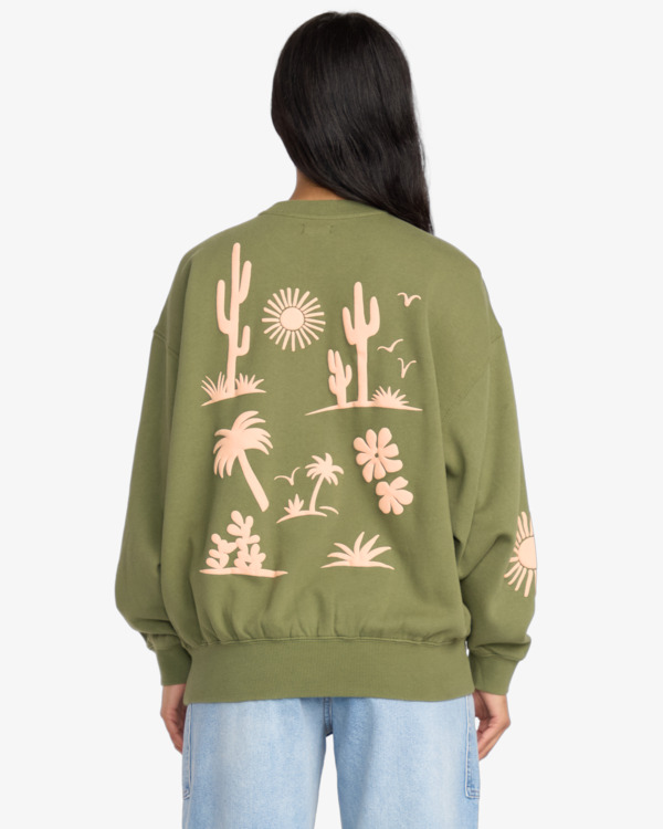 2 Sun Wave Livin Kendal - Sweatshirt für Frauen Grün 24B463508 Billabong