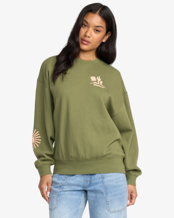 0 Sun Wave Livin Kendal - Sweatshirt für Frauen Grün 24B463508 Billabong