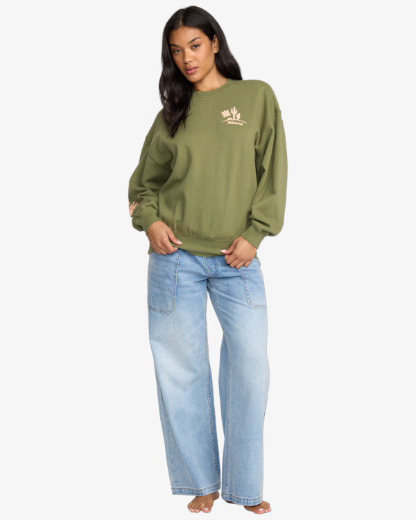 1 Sun Wave Livin Kendal - Sweatshirt für Frauen Grün 24B463508 Billabong