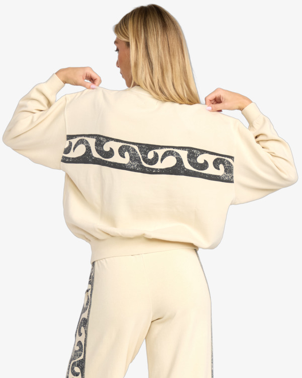 3 Sun Wave Livin Kendal - Sudadera para mujer Blanco 24B463508 Billabong