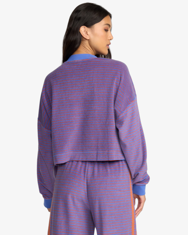 3 Waves For Days Terry - Sweatshirt for Women Purple 24B463509 Billabong