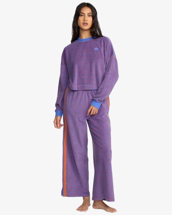 2 Waves For Days Terry - Sweatshirt for Women Purple 24B463509 Billabong