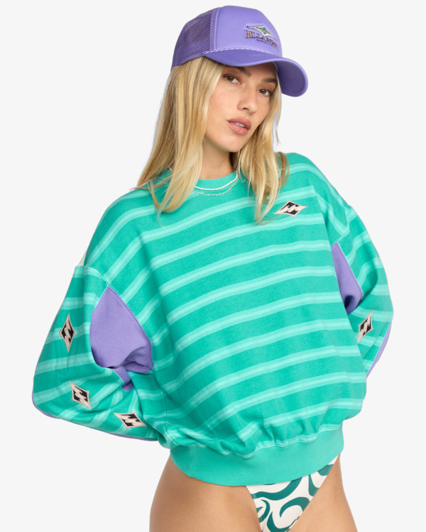 4 Party Block Kendal - Sweatshirt for Women Blue 24B463510 Billabong