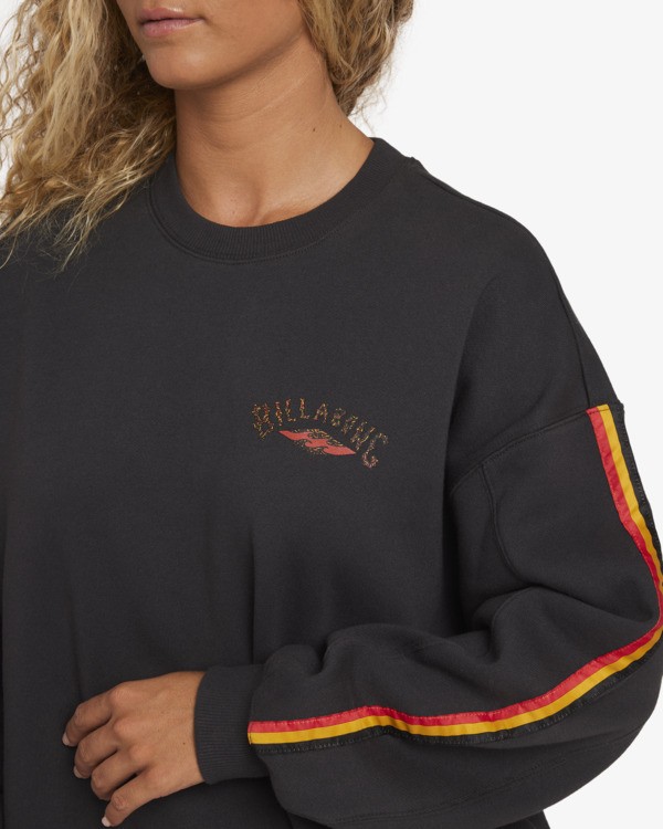 4 Otis Arch Diamond - Sweatshirt para Mulher Preto 24B463570 Billabong