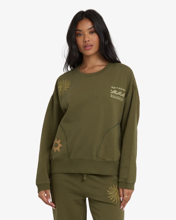 0 Sightseer Wave - Sweatshirt for Women Green 24B464505 Billabong