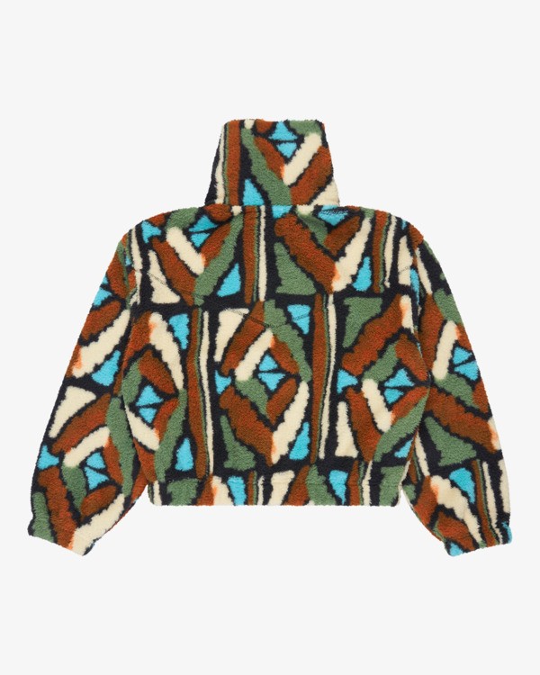 1 Barra - Fleece mit Reißverschlusskragen für Frauen Schwarz 24B483504 Billabong