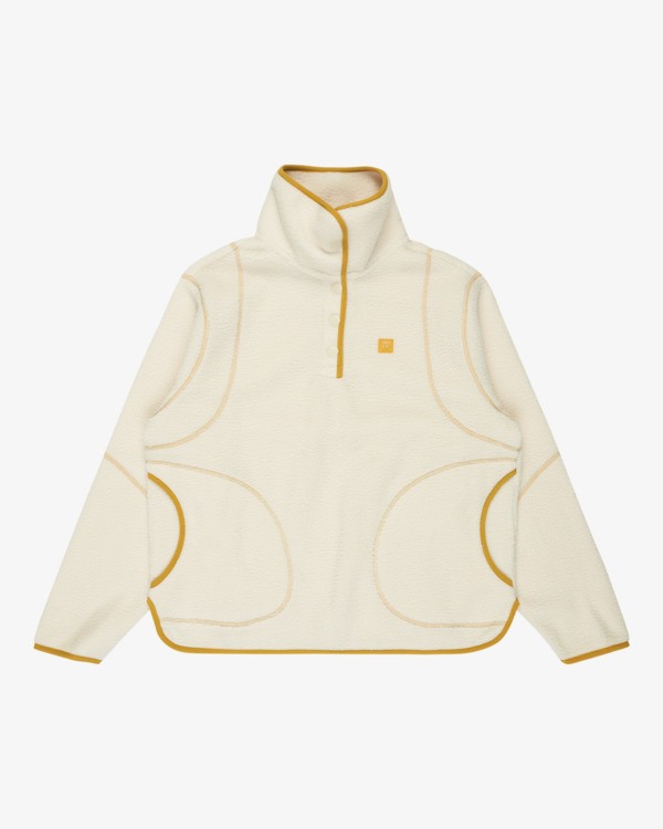 5 Streamer - Half Snap Fleece for Women White 24B484502 Billabong