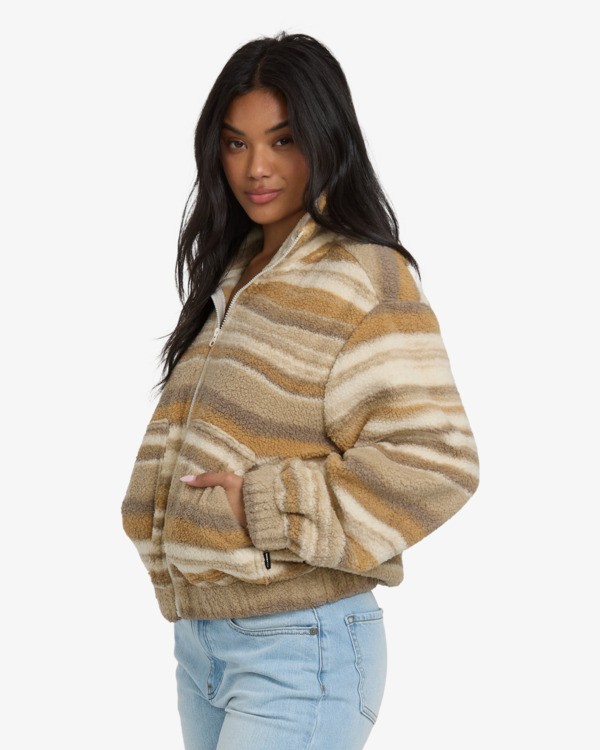 4 First Light - Felpa in sherpa da Donna Multi 24B484503 Billabong