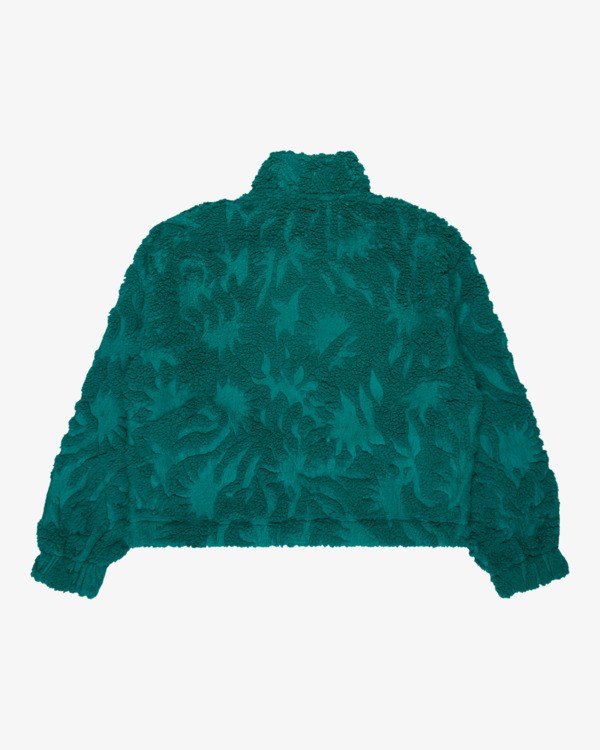 6 All The Time Sherpa - Fleece met Halve Rits für Dames Pink 24B484504 Billabong