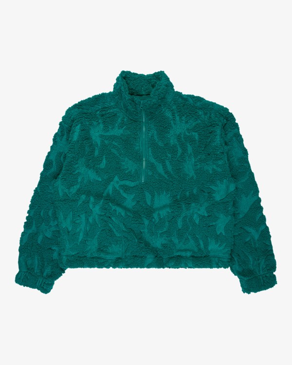 5 All The Time Sherpa - Fleece met Halve Rits für Dames Pink 24B484504 Billabong