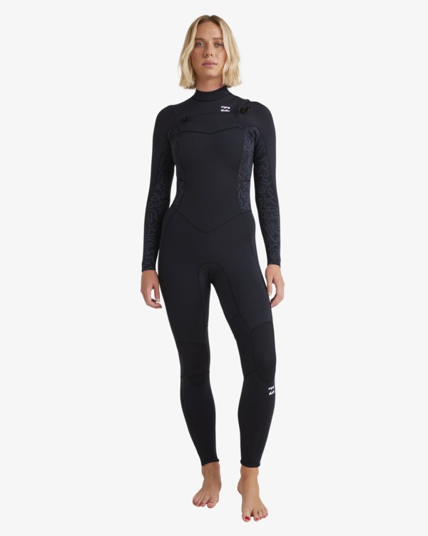 2 4/3mm Synergy Natural - Chest Zip GBS Wetsuit for Women Black 24BW191511 Billabong