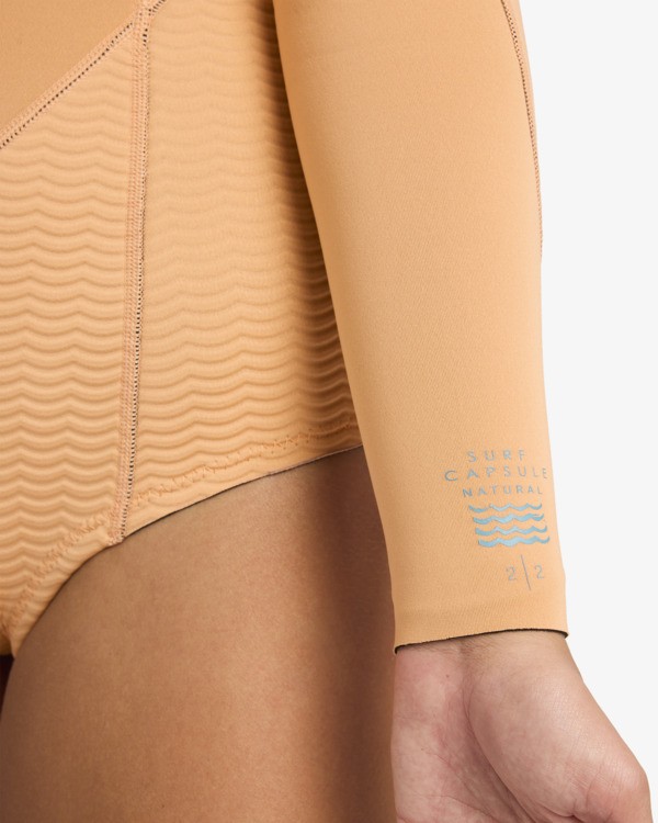 5 2/2mm Salty Dayz Natural - Lang&auml;rmeliger Springsuit f&uuml;r Frauen Orange 24BW193503 Billabong