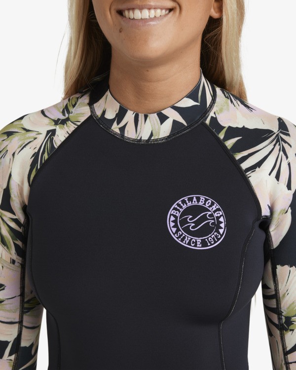3 2/2mmSpring Fever Natural - Long Sleeve Springsuit for Women Black 24BW193504 Billabong