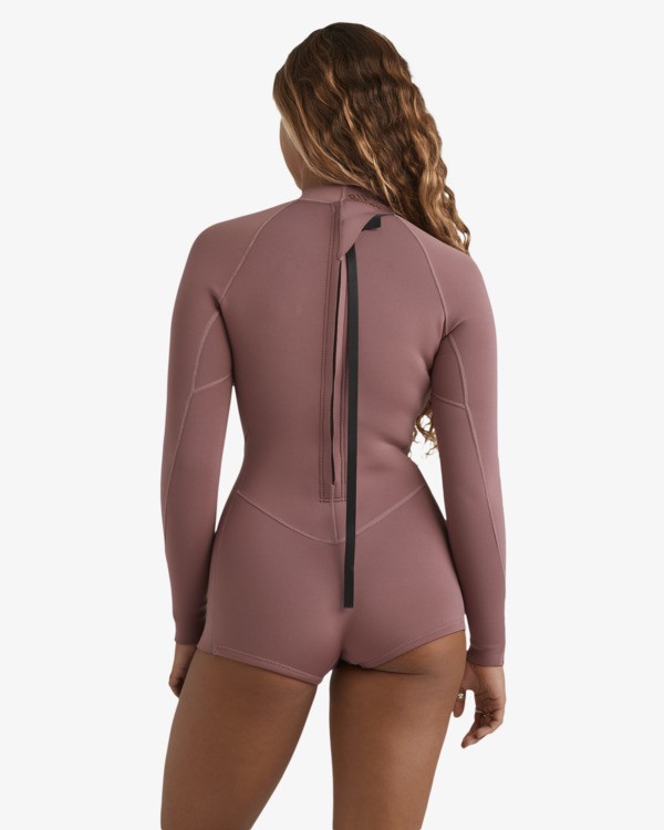 2 2/2mmSpring Fever Natural - Langärmeliger Springsuit für Frauen Rosa 24BW193504 Billabong