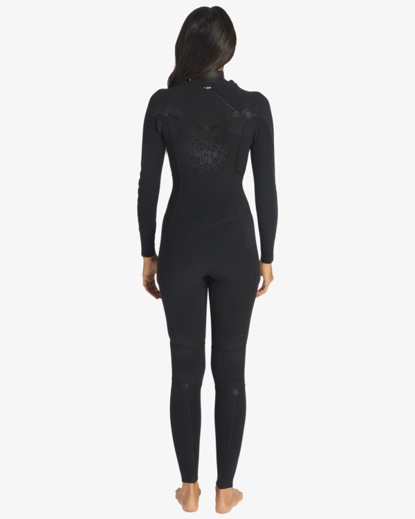 4 3/2mm Salty Dayz Natural - Chest Zip Wetsuit for Women Multi 24BW193505 Billabong