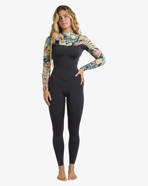 2 3/2mm Salty Dayz Natural - Chest Zip Wetsuit for Women Multi 24BW193505 Billabong