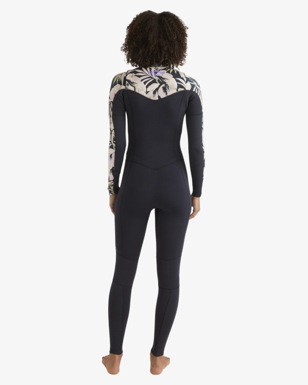 3 4/3mm Salty Dayz Natural - Chest Zip Wetsuit for Women Black 24BW193506 Billabong