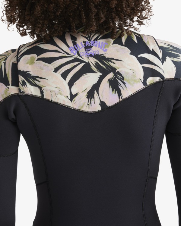 6 4/3mm Salty Dayz Natural - Chest Zip Wetsuit for Women Black 24BW193506 Billabong