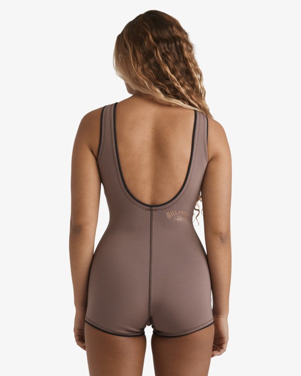 2 1mm Wave Walker Mini - Sleeveless Springsuit for Women Brown 24BW193508 Billabong
